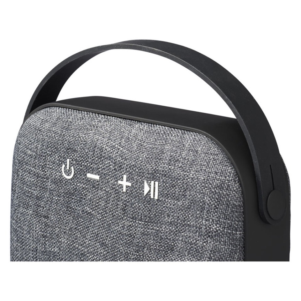 Динамик Bluetooth с тканым материалом, черный