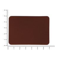 ПАТЧ ПРЯМОУГОЛНЫЙ nubuk (коричневый ) 5,0 х 7,0 см