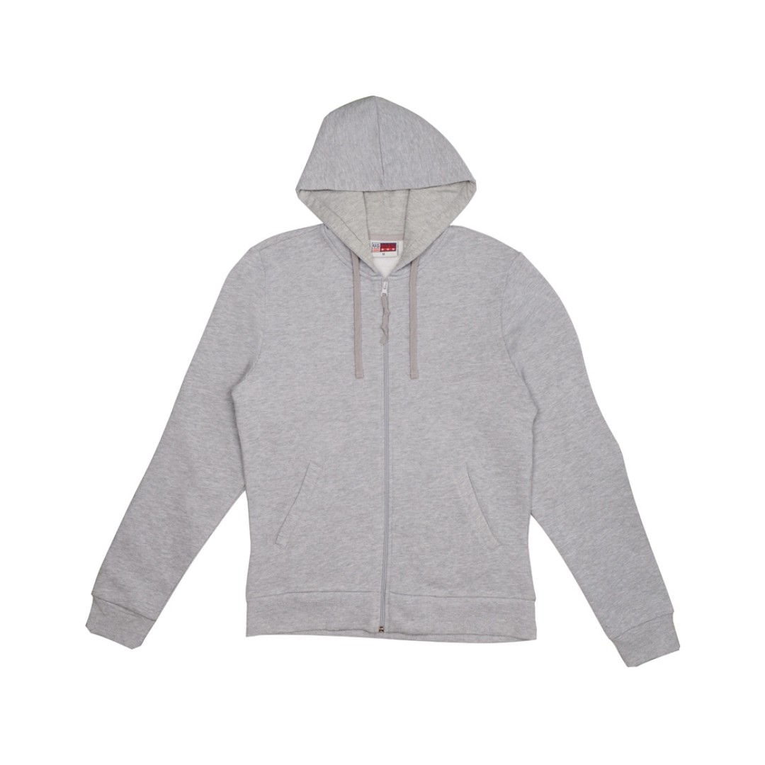 Толстовка на молнии "Perform" женская, серый меланж