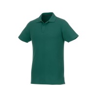 Мужское поло Helios с коротким рукавом, зеленый лесной