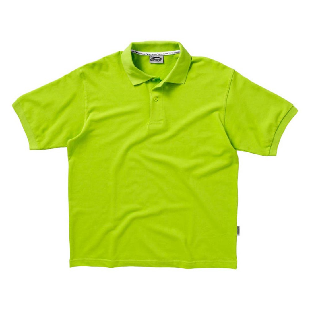 Рубашка поло "Forehand" мужская, зеленое яблоко