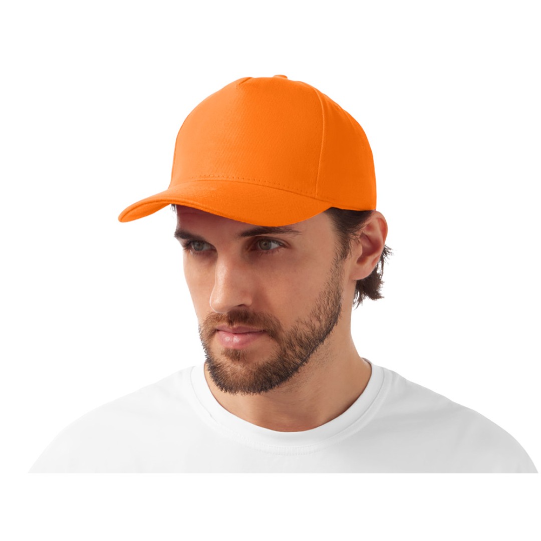 Бейсболка "Florida" 5-ти панельная, оранжевый