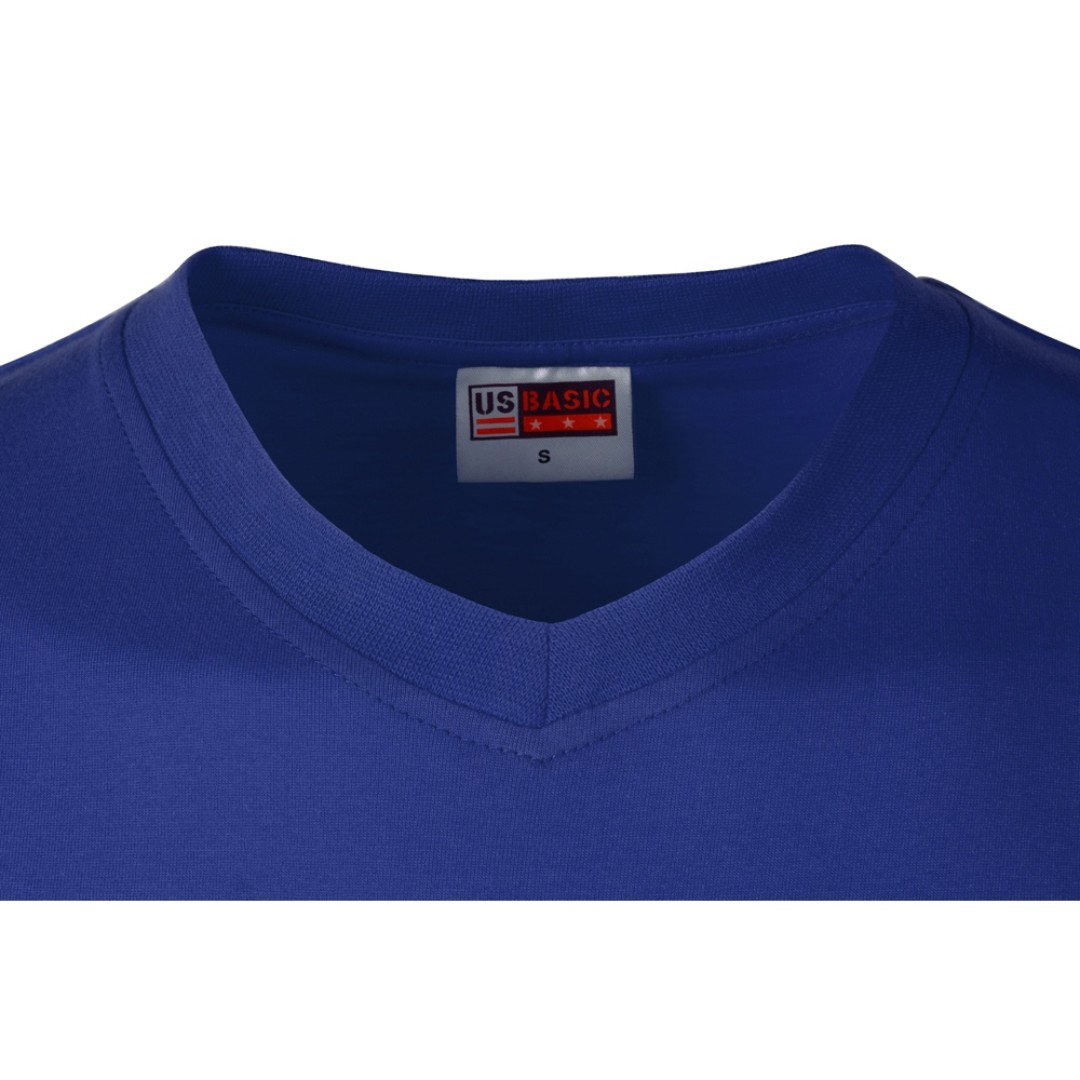 Футболка "Heavy Super Club" мужская с V-образным вырезом, кл. синий