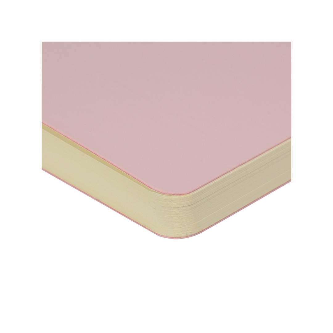 Скетчбук "Sketch & Art" в мягком переплете 145х145 мм, 100 л. бежевой бумаги 100 гр., розовый