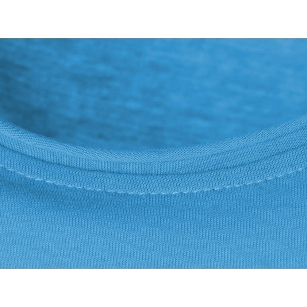 Футболка оверсайз «Liyon» унисекс, лазурный