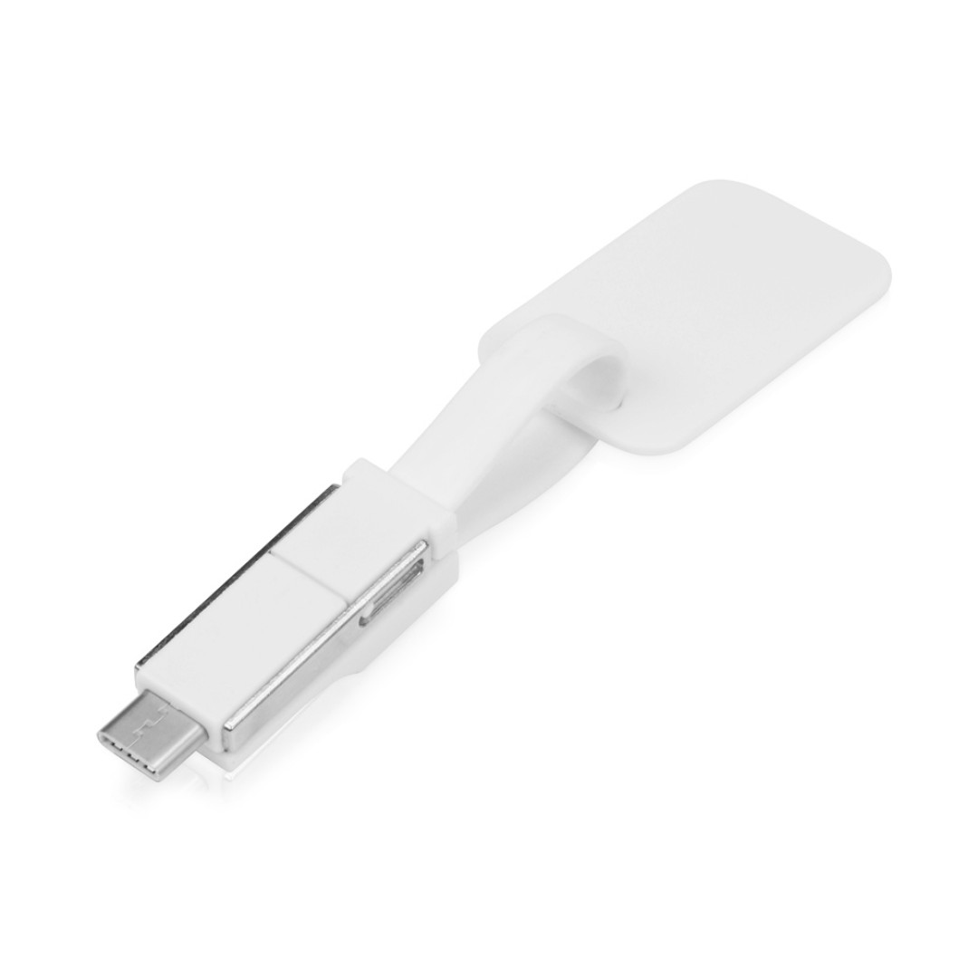 Зарядный кабель 3-в-1 "Charge-it", белый