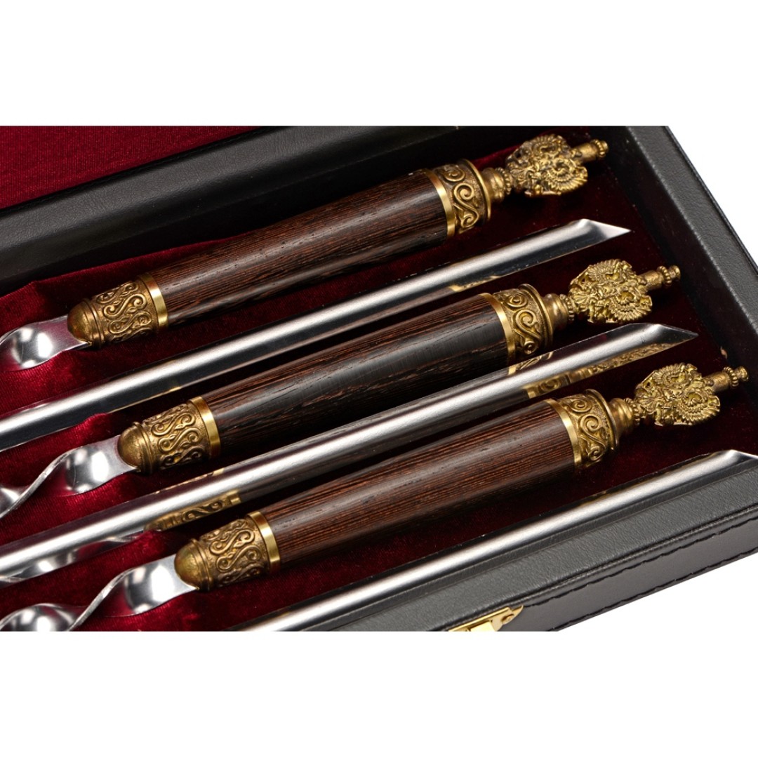 Набор шампуров "Россия"