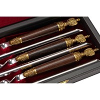 Набор шампуров "Россия"