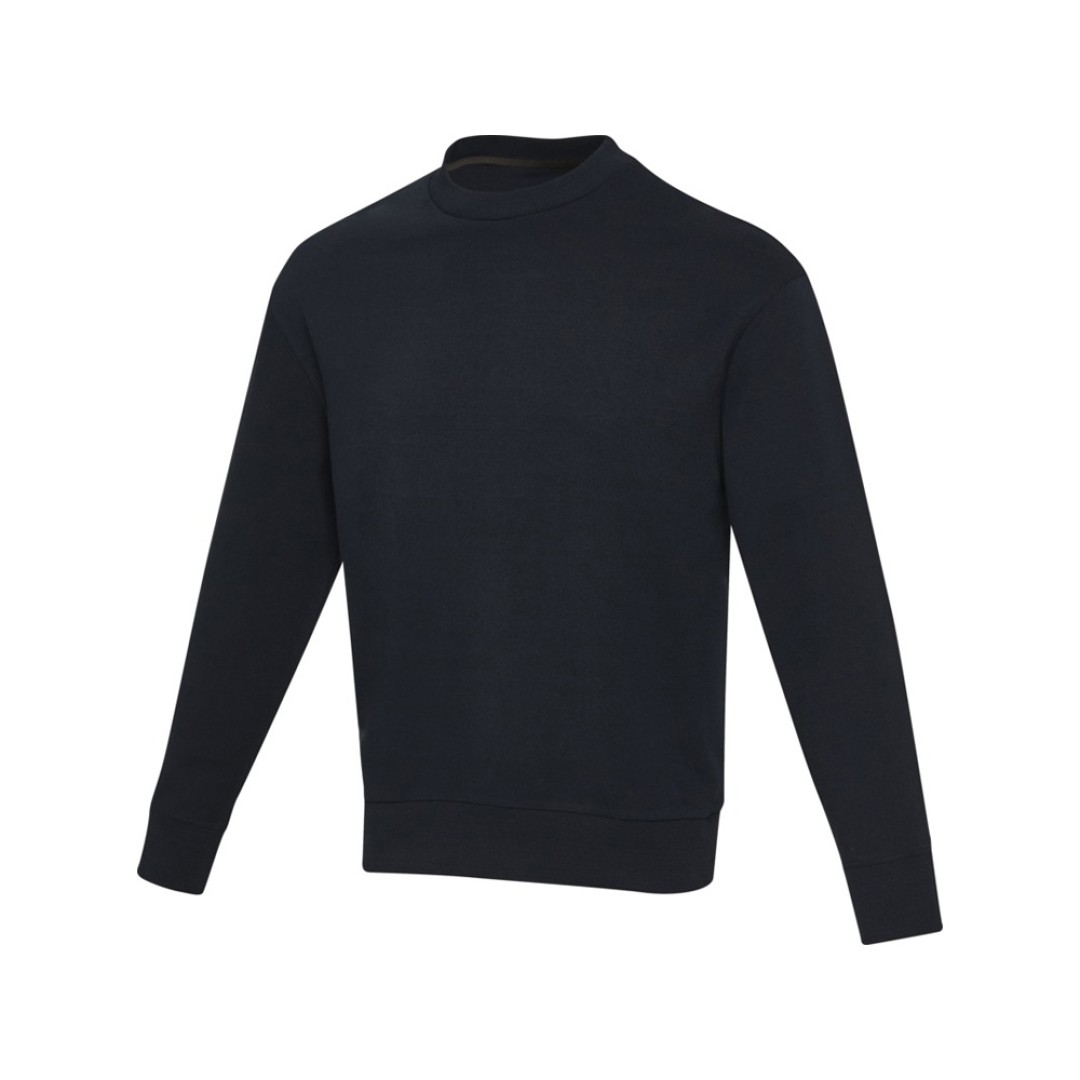 Jet унисекс Aware™ свитер с круглым вырезом из переработанных материалов - Темно - синий