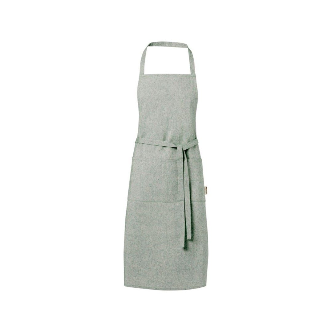 Pheebs 200 g/m2 recycled cotton apron, зеленый яркий