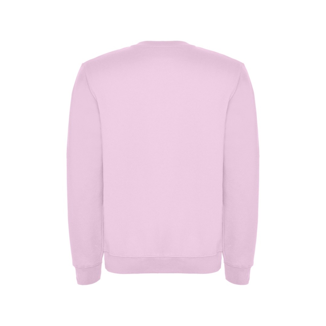 Свитшот с начесом "Clasica" унисекс, светло-розовый