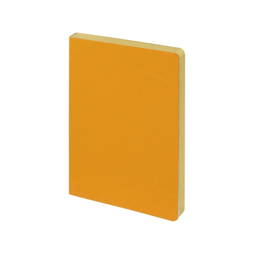 Ежедневник недатированный А5 "Megapolis Nebraska Flex", оранжевый с золотым обрезом