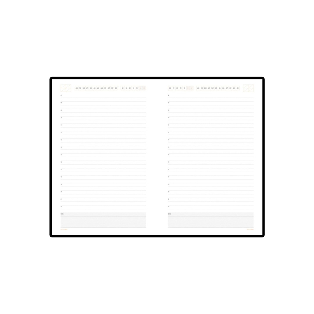 Ежедневник А5 недатированный «Mercury», синий (Р)