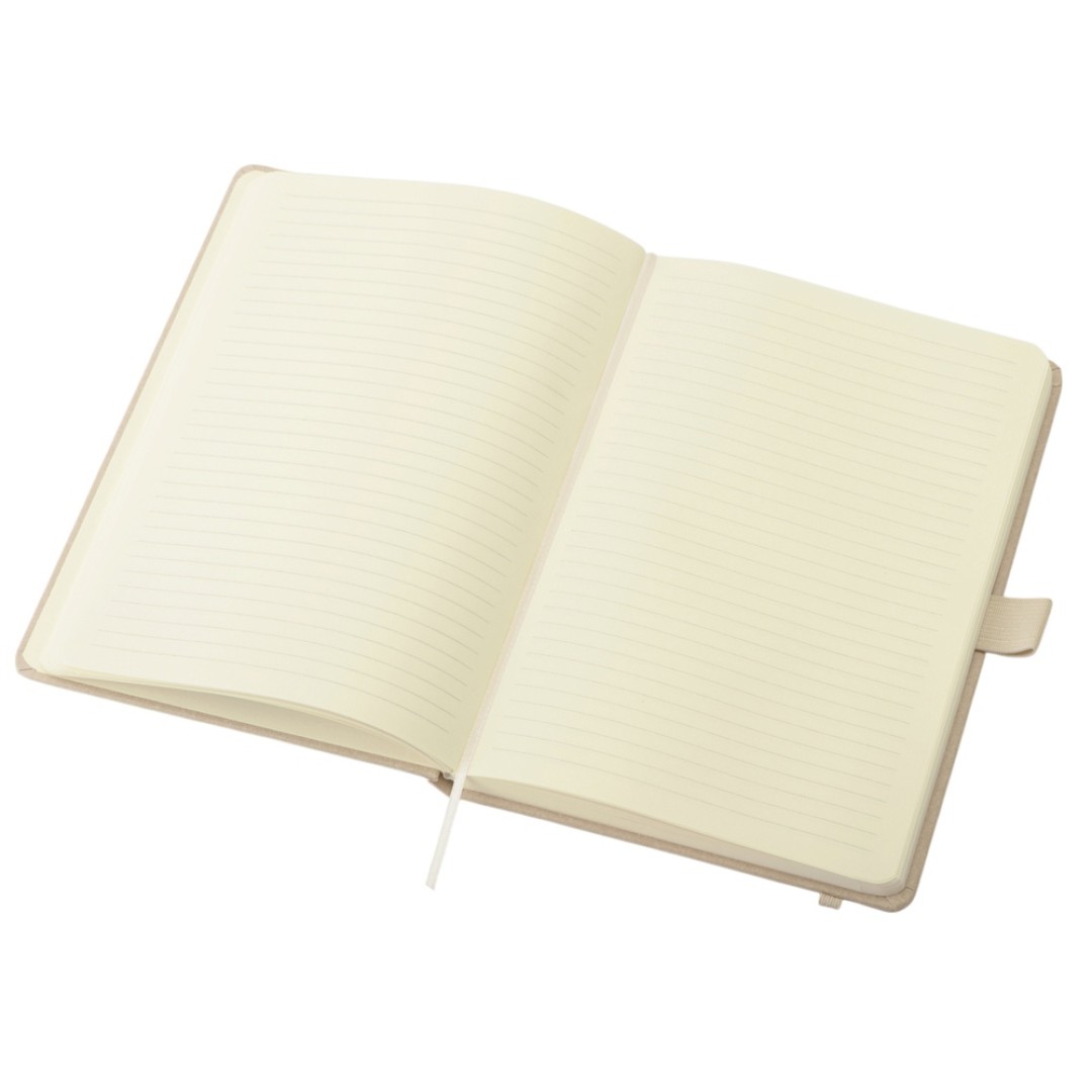 Блокнот А5 "Snow Hard" твердая обложка, 80 листов 70 гр/м2, натуральный