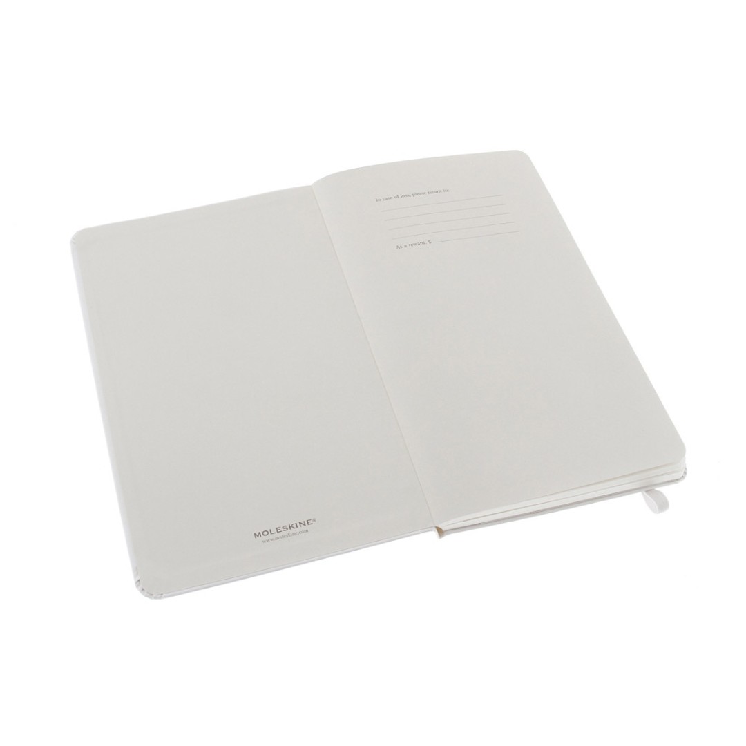 Записная книжка Moleskine Classic (нелинованный) в твердой обложке, Large (13х21см), белый