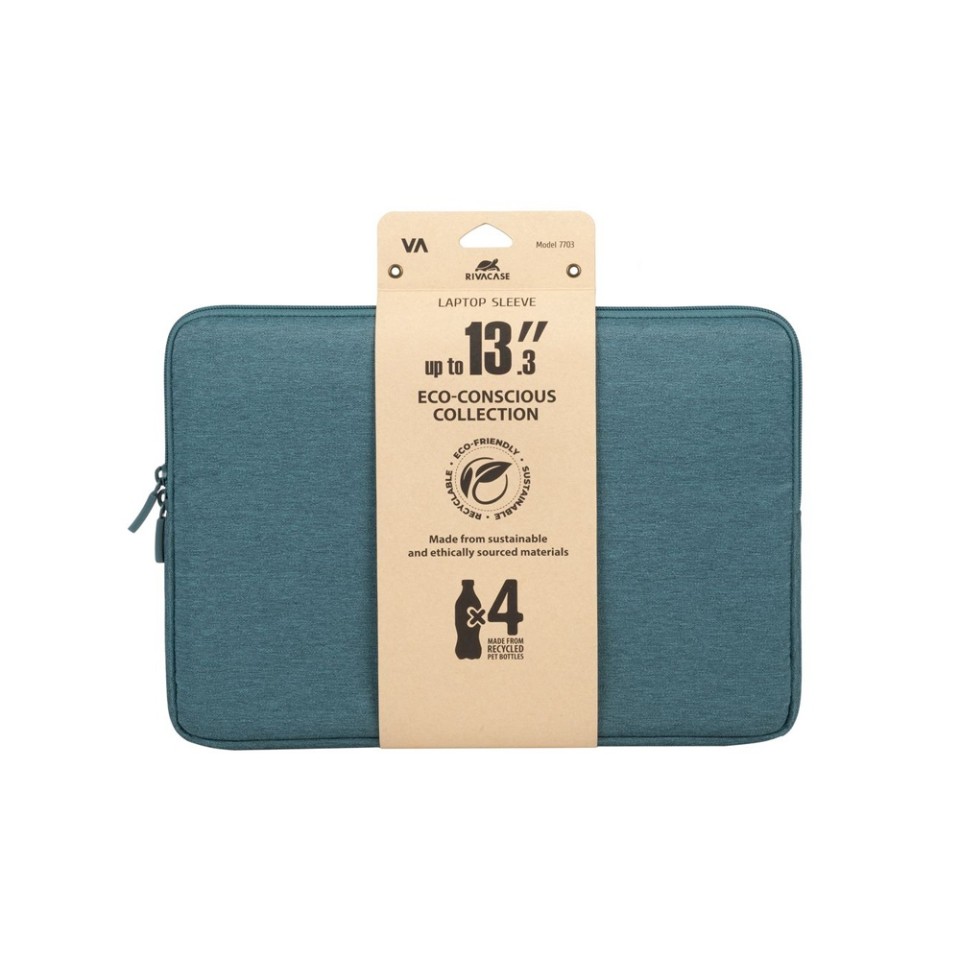 RIVACASE 7703 aquamarine ECO чехол для ноутбука 13.3-14" / 12