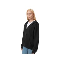 Толстовка оверсайз с капюшоном на молнии «Monaco», черный