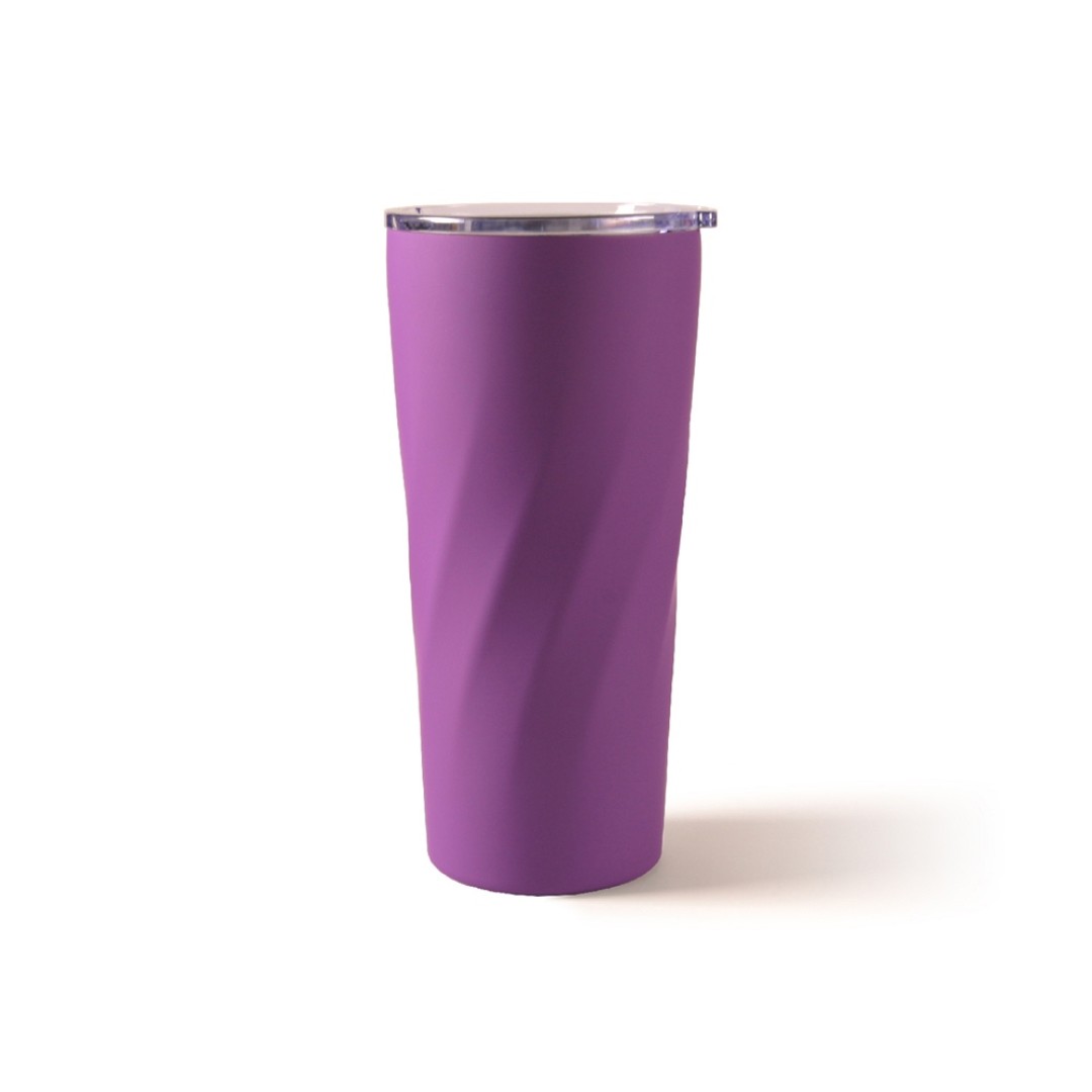 Подарочный набор "FAMILY" с термосом и термокружкой, фиолетовый