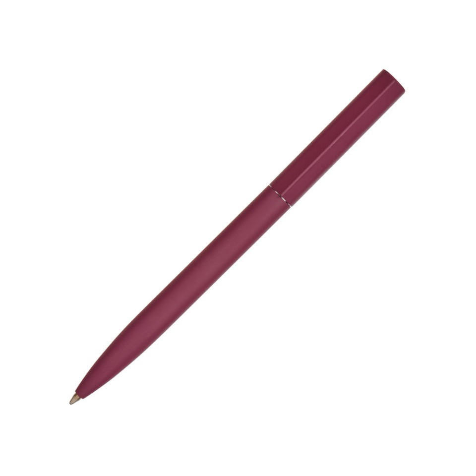 Шариковая металлическая ручка "Minimalist" софт-тач, бургунди
