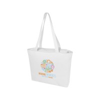 Weekender эко-сумка из переработанного материала Aware™ плотностью 500 г/м2 - Белый