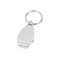 Брелок-открывалка "Всегда с собой", серебристый