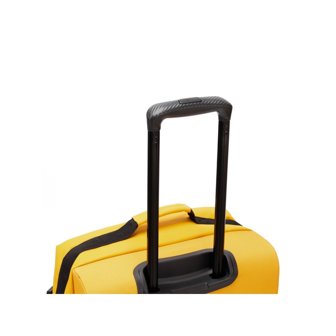 Сумка на колесах TORBER MOBI, желтый, полиэстер 900D с PU покрытием, 60 х 38 х 25,5 см, 57 л