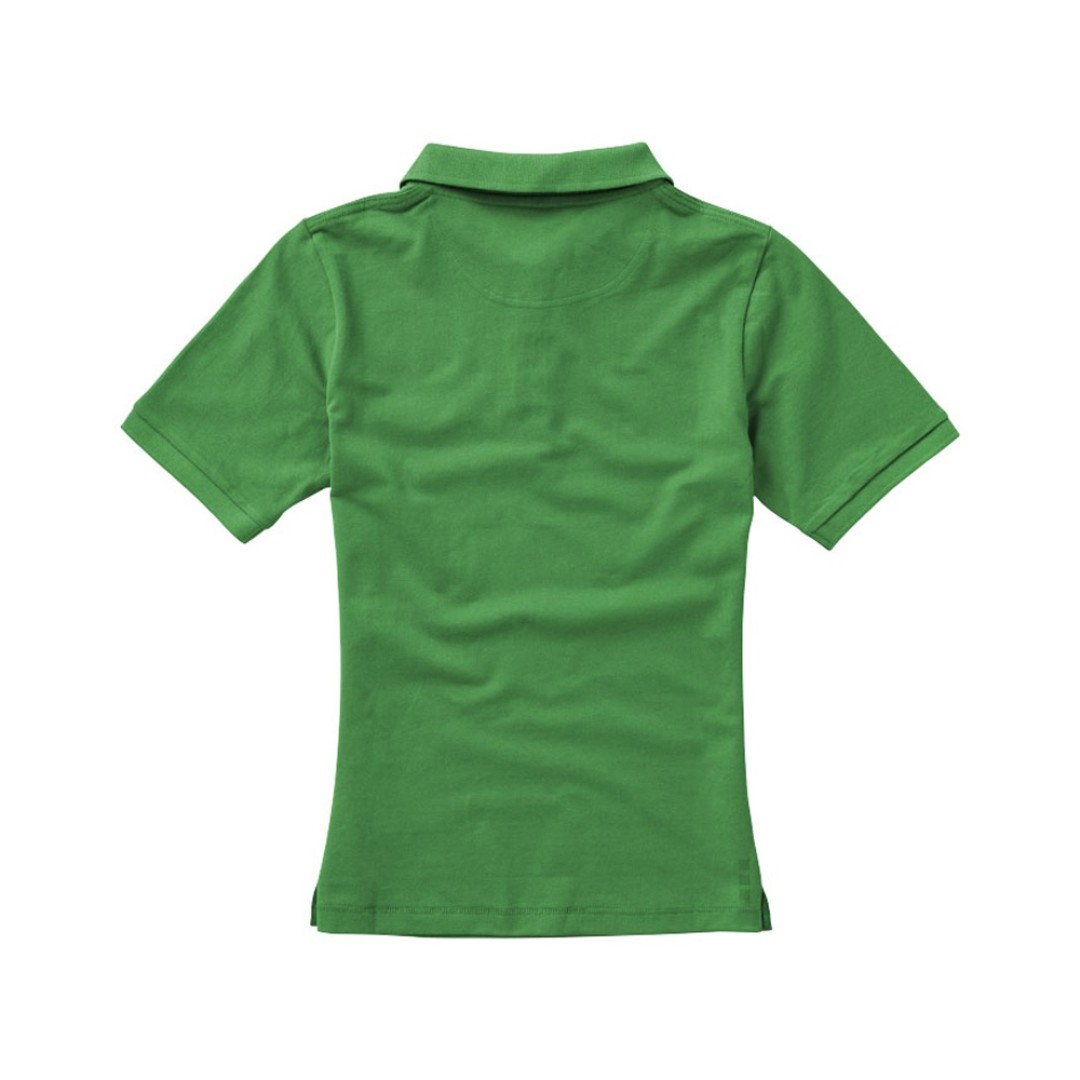 Calgary женская футболка-поло с коротким рукавом, зеленый