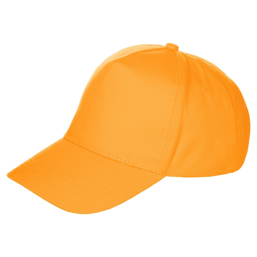 Бейсболка "Мемфис 230" 5-панельная, оранжевая