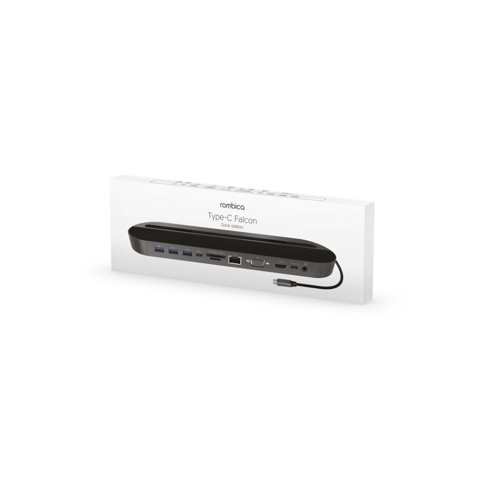 Хаб USB Rombica Type-C Falcon Black (Р)