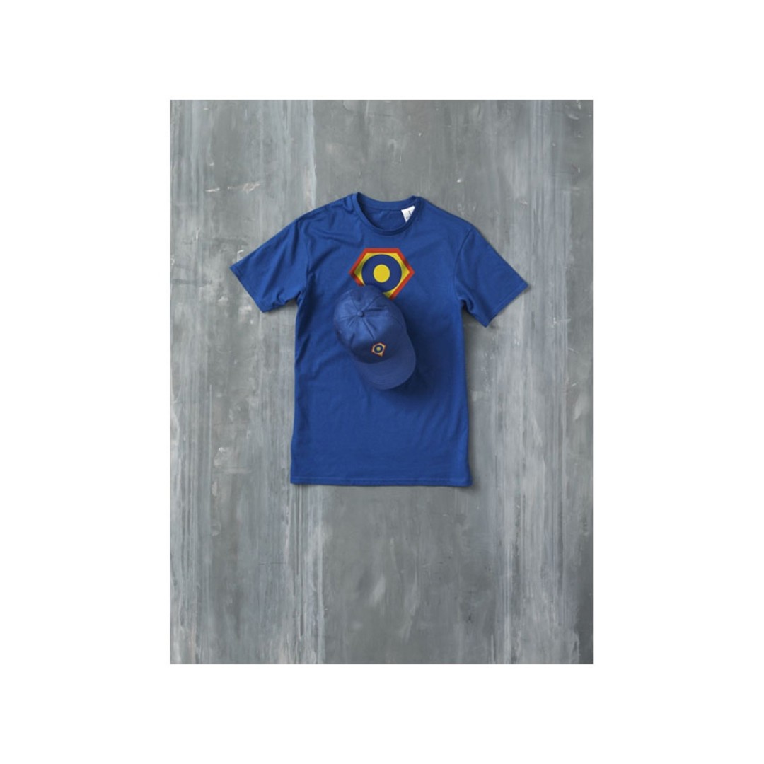 Мужская футболка Heros с коротким рукавом, синий