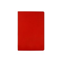 Бизнес тетрадь А5 "Megapolis flex" 60 л. soft touch клетка, красный