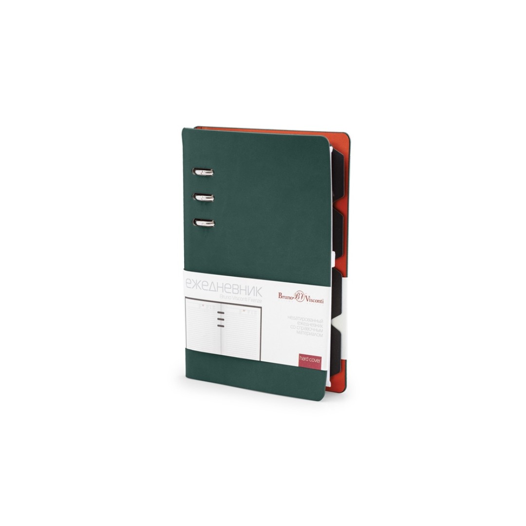 Ежедневник недатированный А5 «Firenze», зеленый (Р)