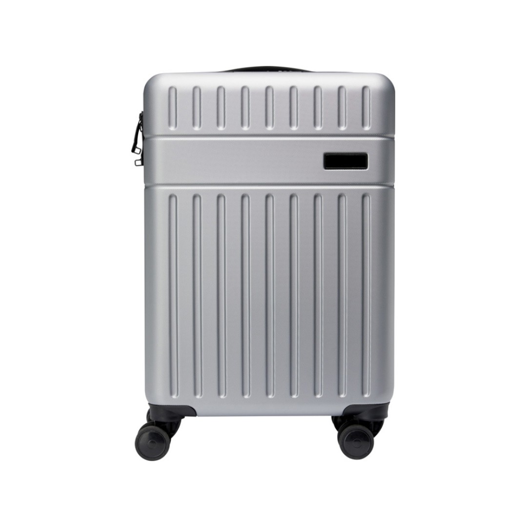 Чемодан на колесах Rover из материалов, переработанных согласно стандарту GRS, 40 л - Серебряный