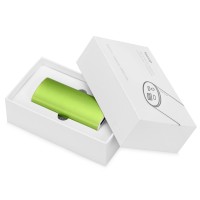 Портативное зарядное устройство "Квазар", 4400 mAh, зеленое яблоко