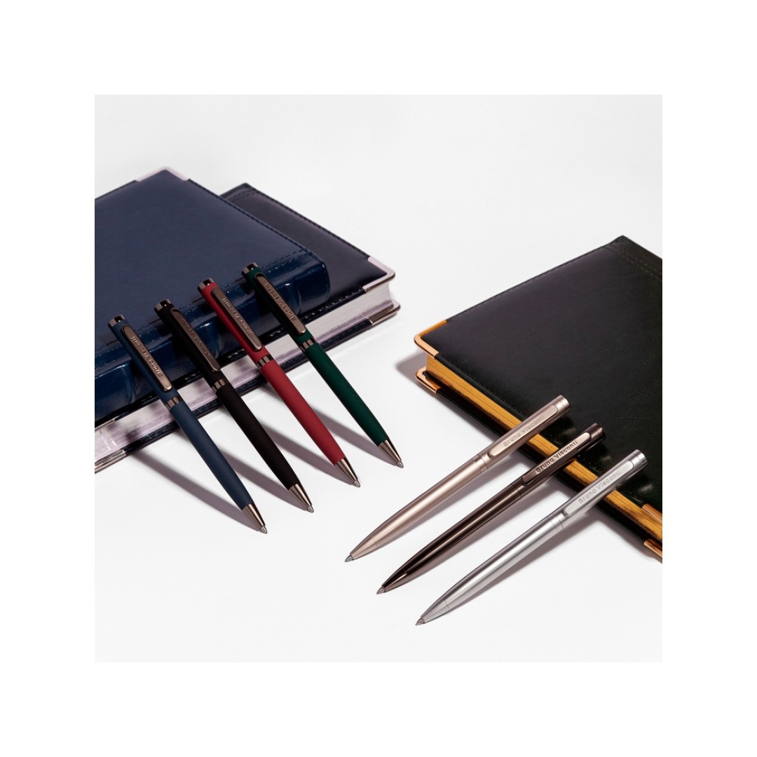 Ручка "Firenze" шариковая автоматическая, серебристая