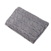 Светящийся в темноте плед Lattice черный