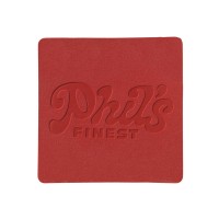 ПАТЧ КВАДРАТ nubuk (красный) 5,5 х 5,5 см