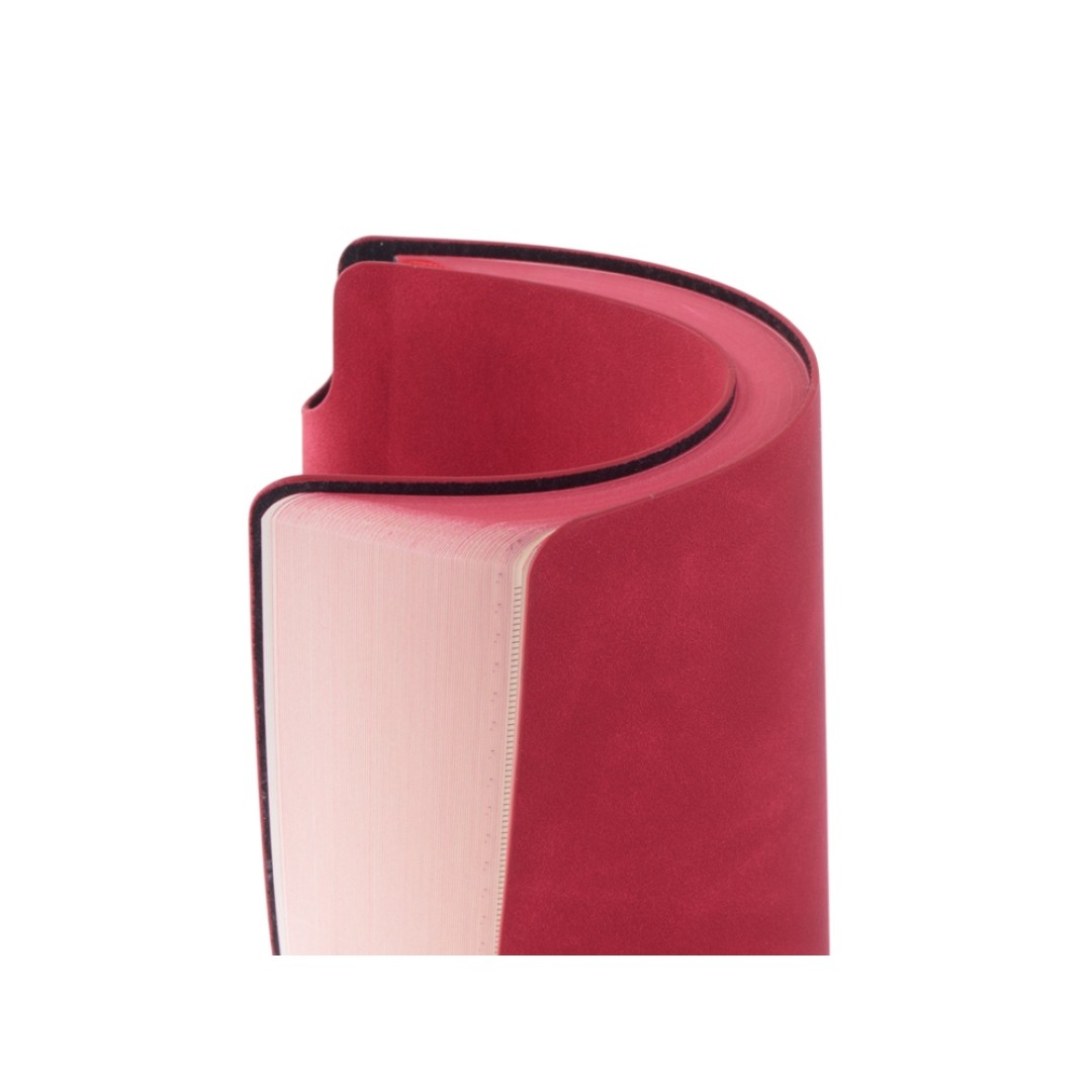 Блокнот А5 "Notepeno Max", 96 листов 80 гр/м2 белой FSC бумаги, красный