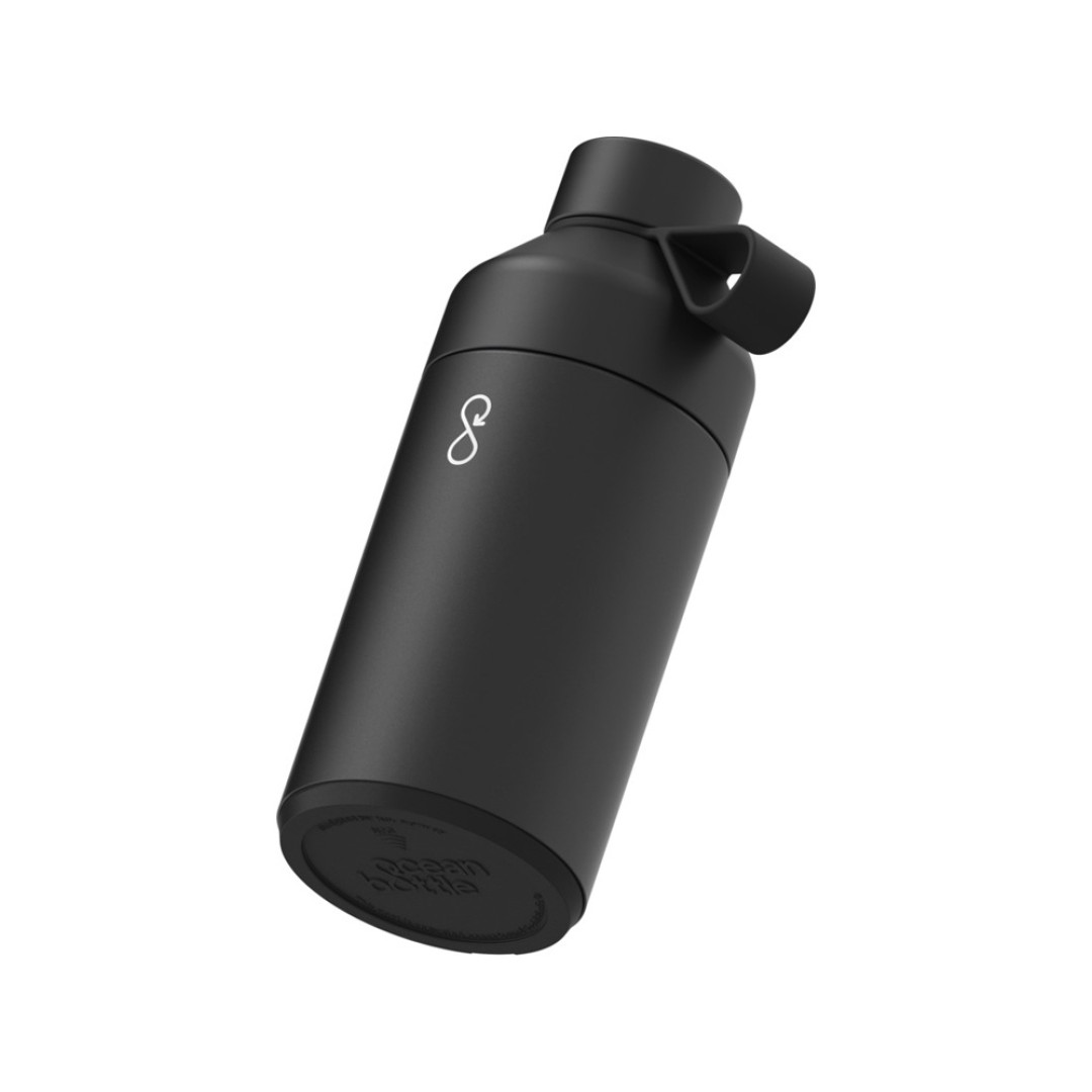 Бутылка для воды Ocean Bottle с вакуумной изоляцией объемом 750 мл, сплошной черный