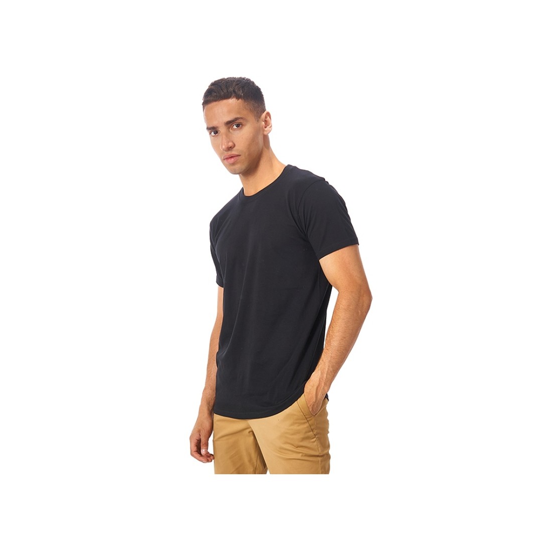 Футболка Club мужская, без боковых швов, черный