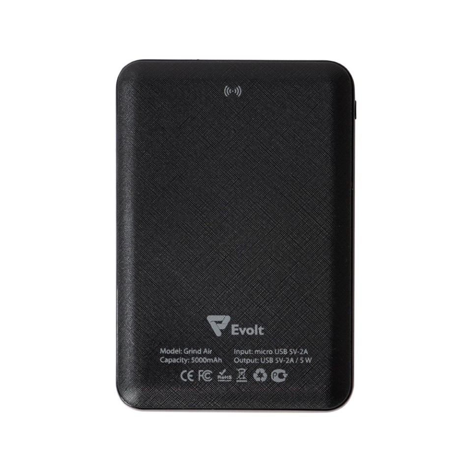 Беспроводной внешний аккумулятор «Grind Air» v. 2, 5000 mAh