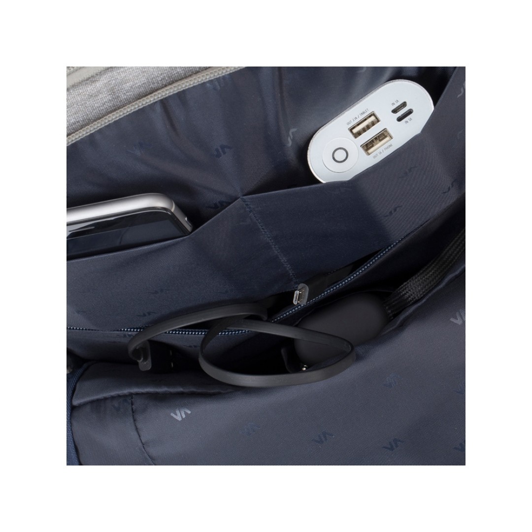 RIVACASE 7760 grey ECO рюкзак для ноутбука 15.6"