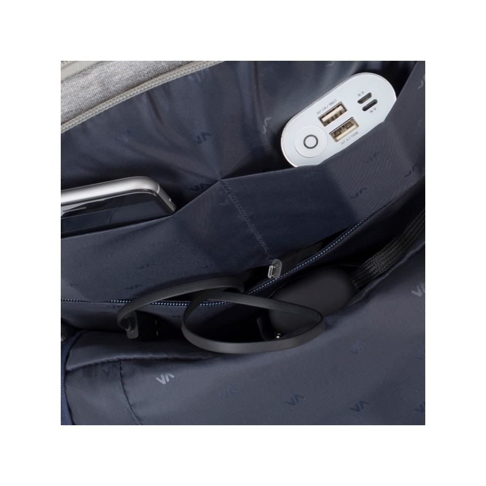 RIVACASE 7760 grey ECO рюкзак для ноутбука 15.6"