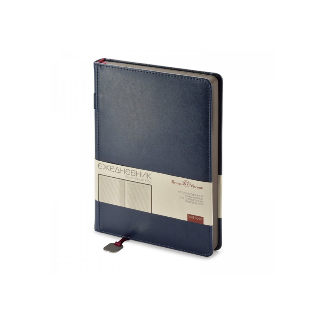 Ежедневник А5 недатированный «Polo», синий