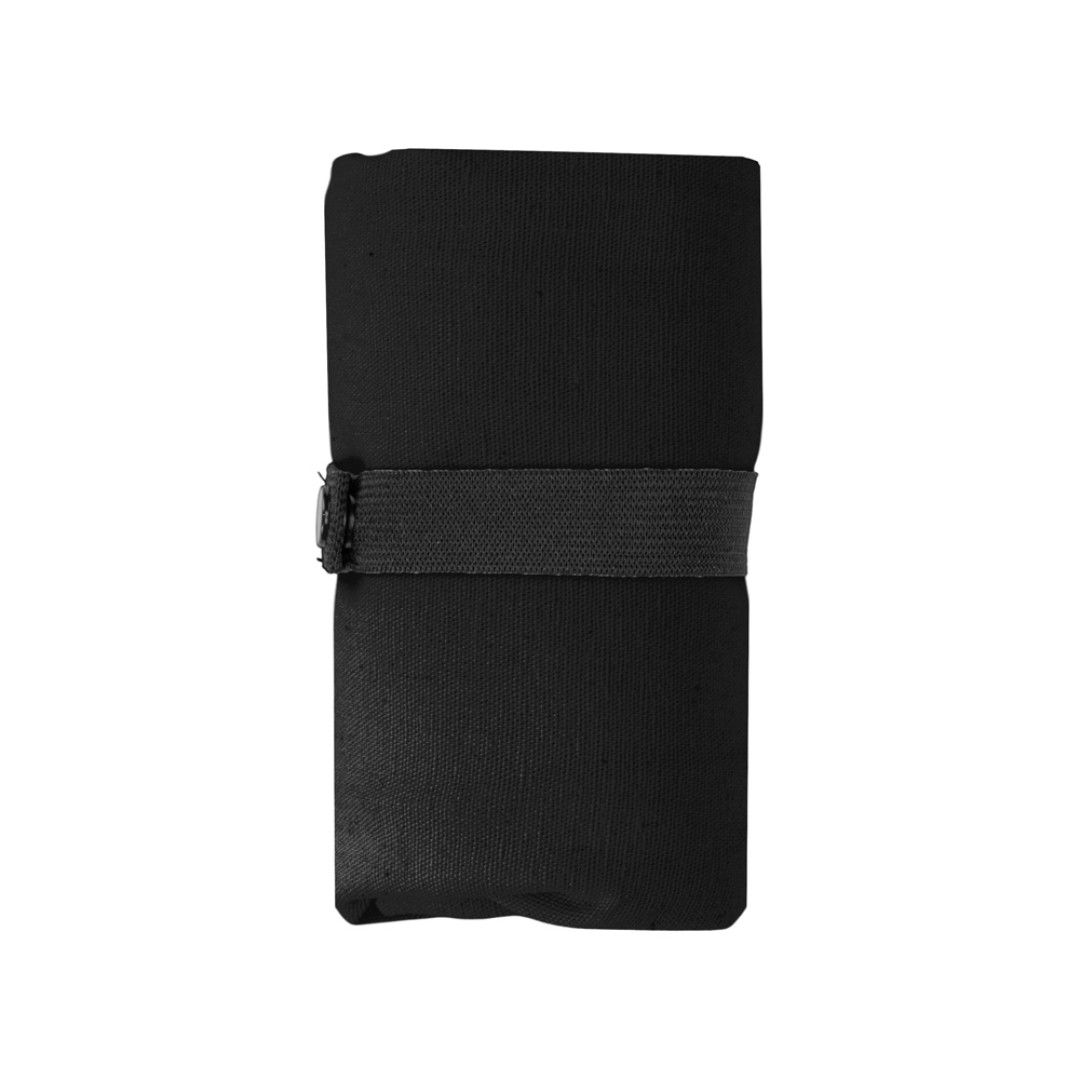 Сумка Fixy из переработанного хлопка с фиксирующей эластичной лентой, черный