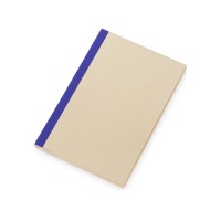 Блокнот А5 из переработанного тростника и RPET "Adiantum", 80 листов, гибкая обложка, синий