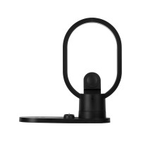 Беспроводная зарядная станция 4-в-1 "Portal" c лампой, 15 Вт, черный