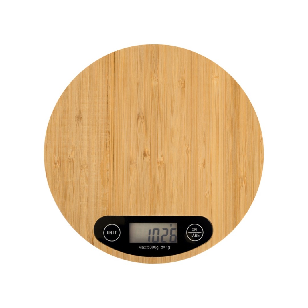 Бамбуковые кухонные весы «Scale», натуральный