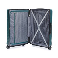 Чемодан TORBER Onego, зелёный, ABS-пластик, 79,5 х 51 х 29 см, 103 л