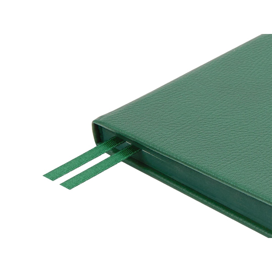 Ежедневник недатированный А5 "Megapolis Nappa", зеленый